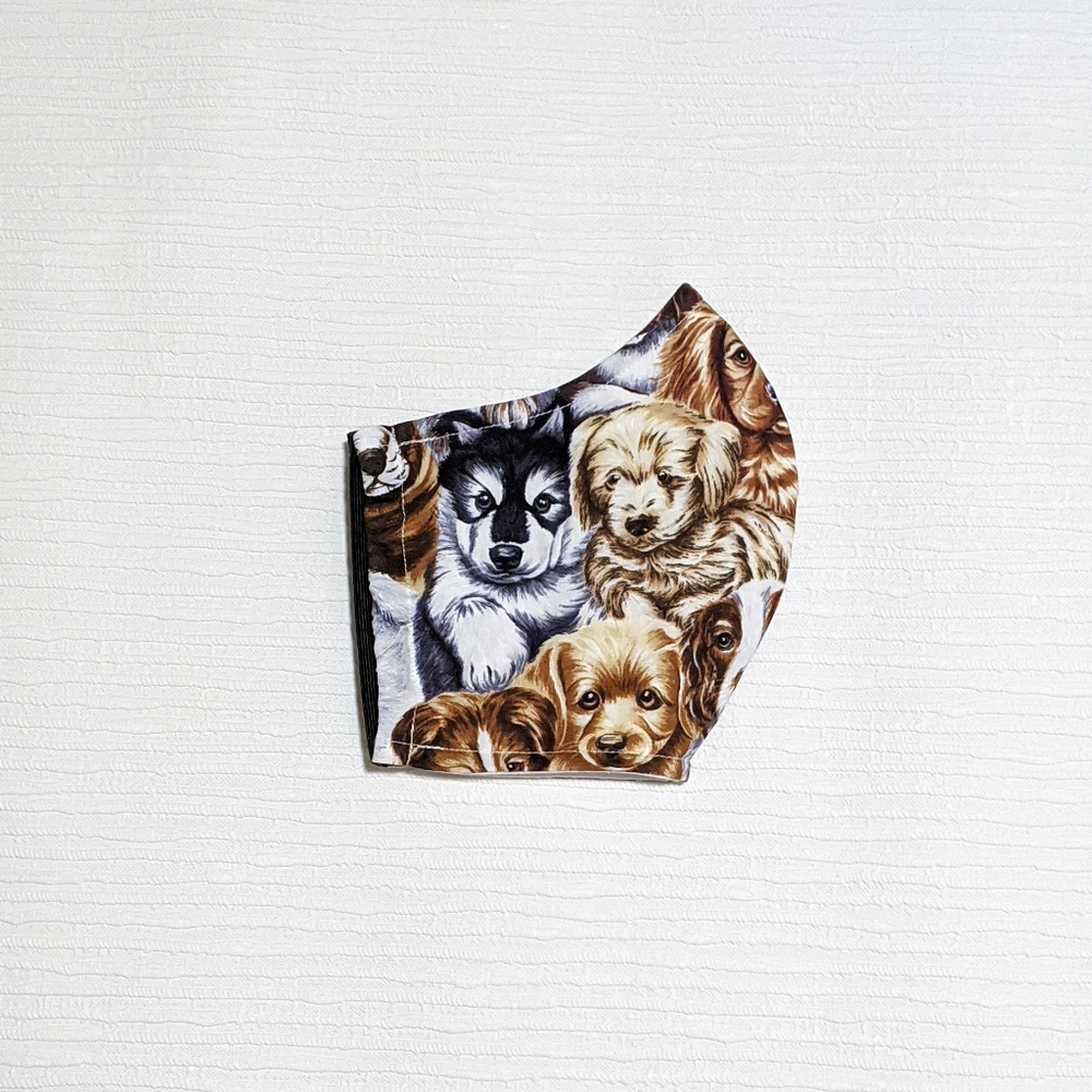 Woven cotton Mask - Double layer - w Pocket filter